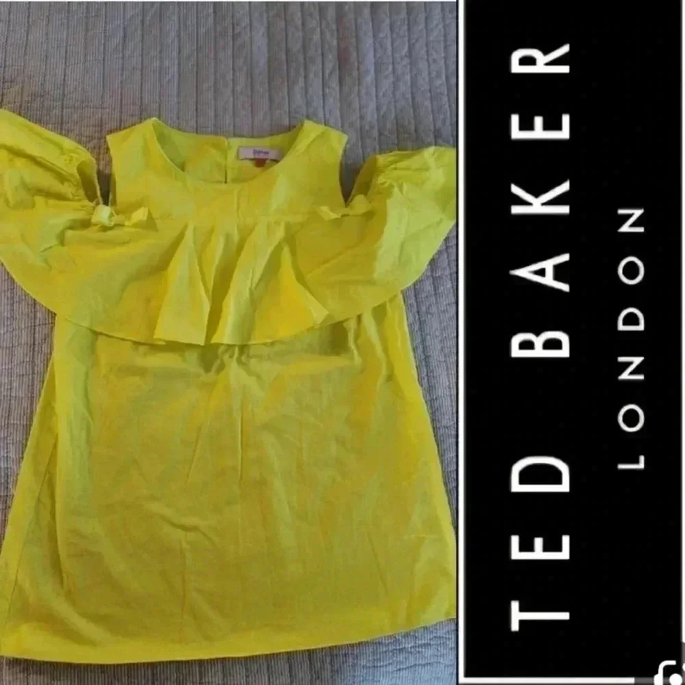Ted Baker Cold-Shoulder Top with Ruffle Overlay